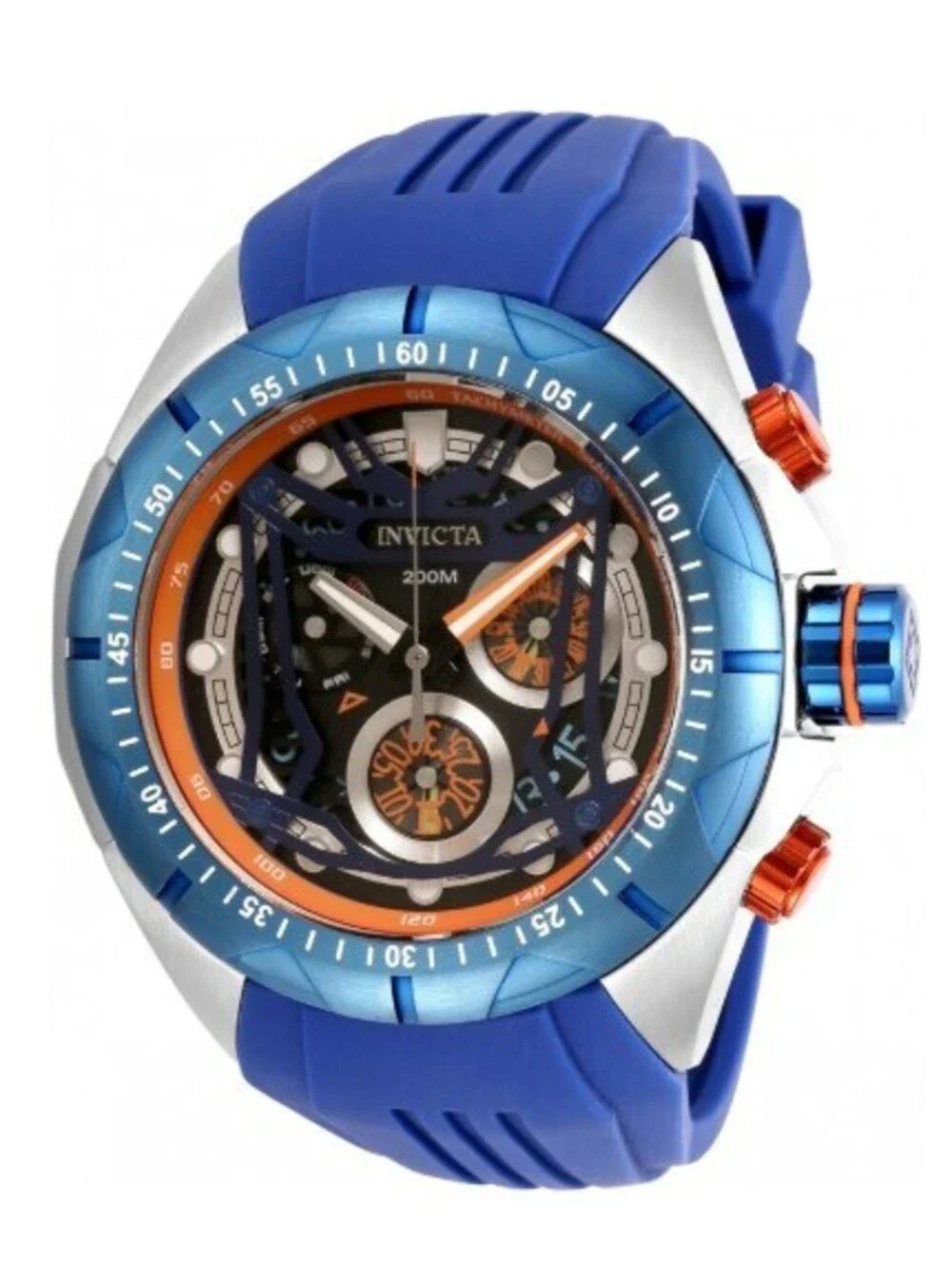 Invicta Men's 32206 Hydromax Blue Silicone Watch, 54mm (32206)